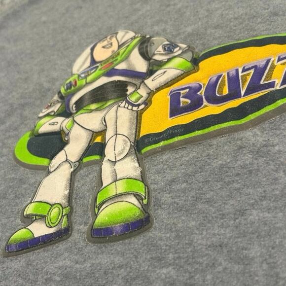 Buzz Lightyear Vintage 3D Felt Fleece Sweater Crewneck - Picture 5 of 6